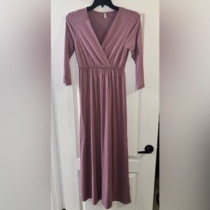 Mauve Mother Bee maternity dress size M
